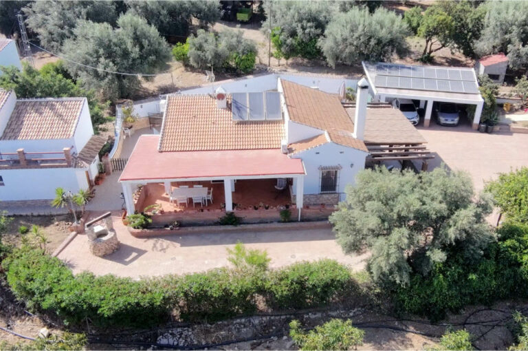 Villa Vilo from the air